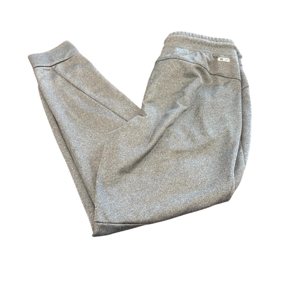 RBX Size medium Gray Joggers with Elastic Cuffs zippered pockets